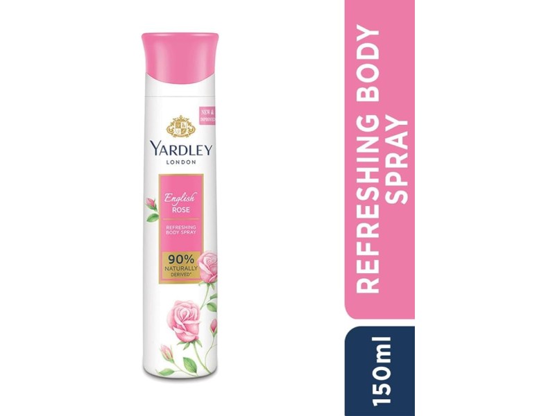 YARDLEY BODY SPRAY ENGLISH ROSE FOR WOMEN 150ML (7924)