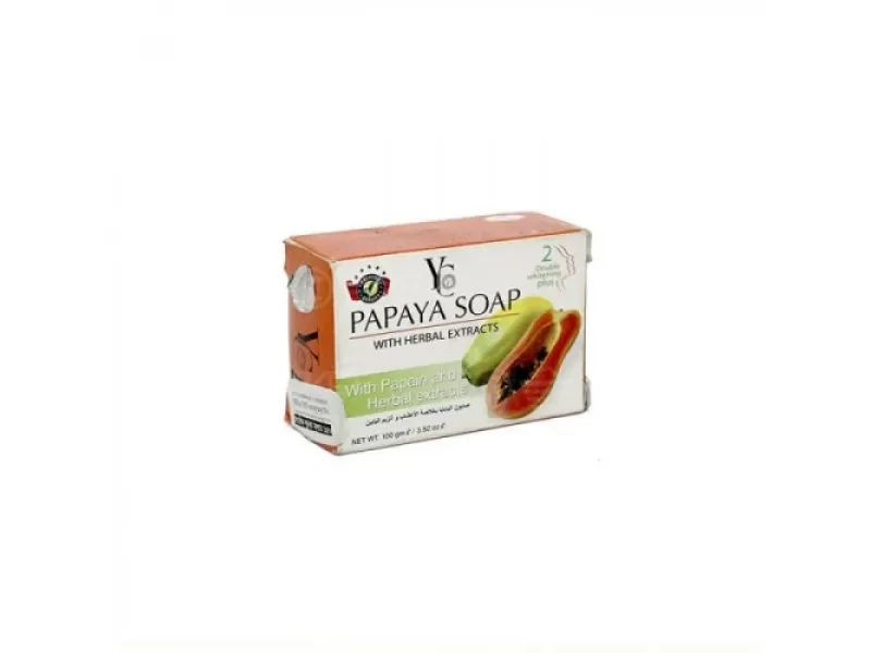 Yc soap bar with papaya and herbal 100mg