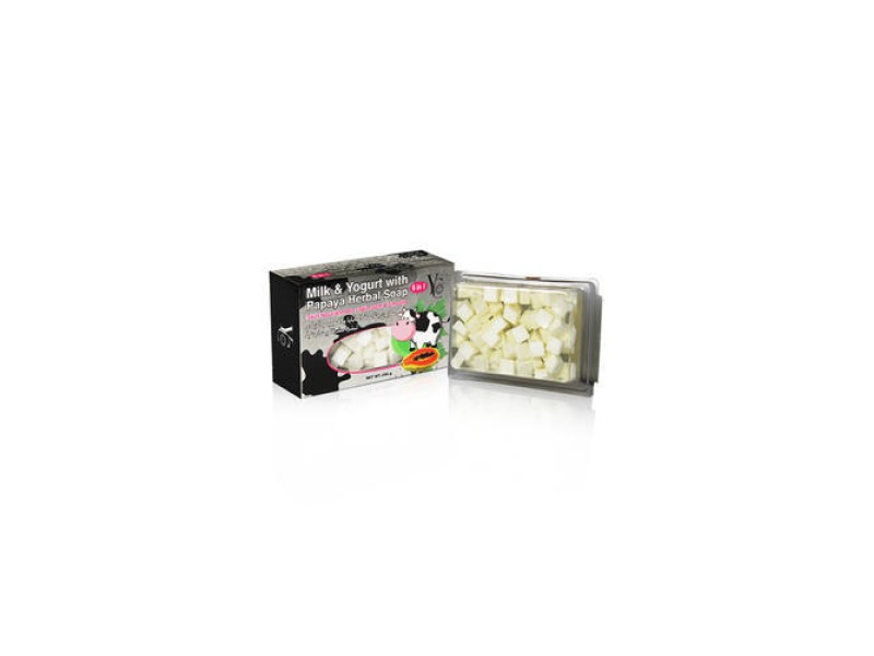 Yc herbal soap milk & yogurt with papaya 100mg