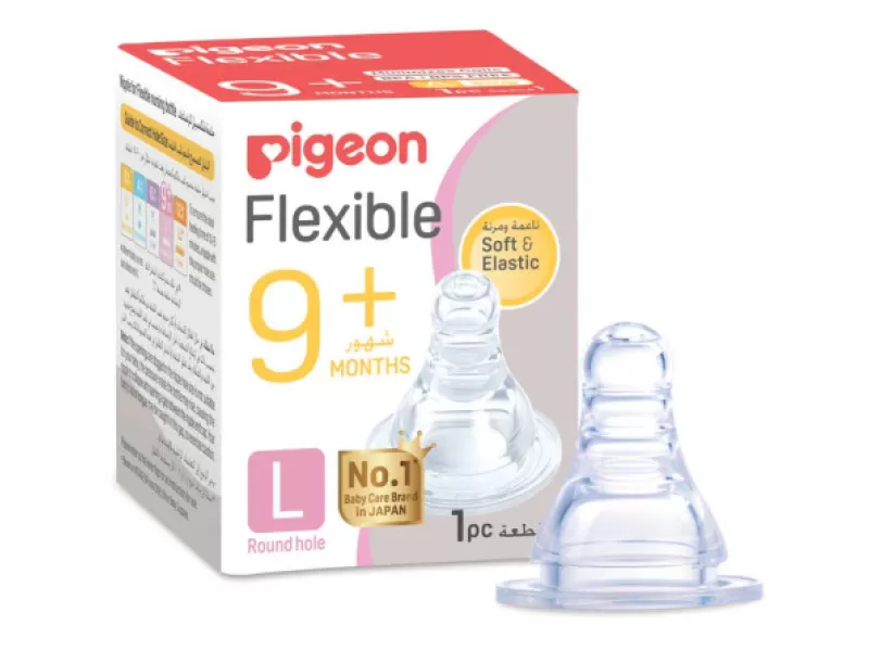 Pigeon silicone nipple s type l 1pc-box