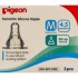 Pigeon silicone nipple s type m 3pc-box