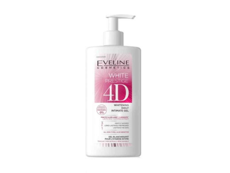 Eveline white prestige 4d whitening daily intimate gel - 250ml Eveline white prestige 4d whitening daily intimate gel - 250ml