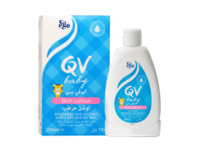 Qv baby skin lotion 250 ml baby's dry delicate skin