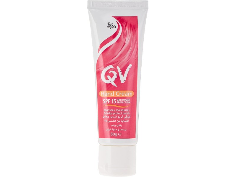 Qv hand cream 50 ml spf 15 nourishes & moisturises