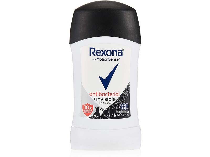 Rexona deodorant stick women 40 ml anti bacterial invisible 10 x