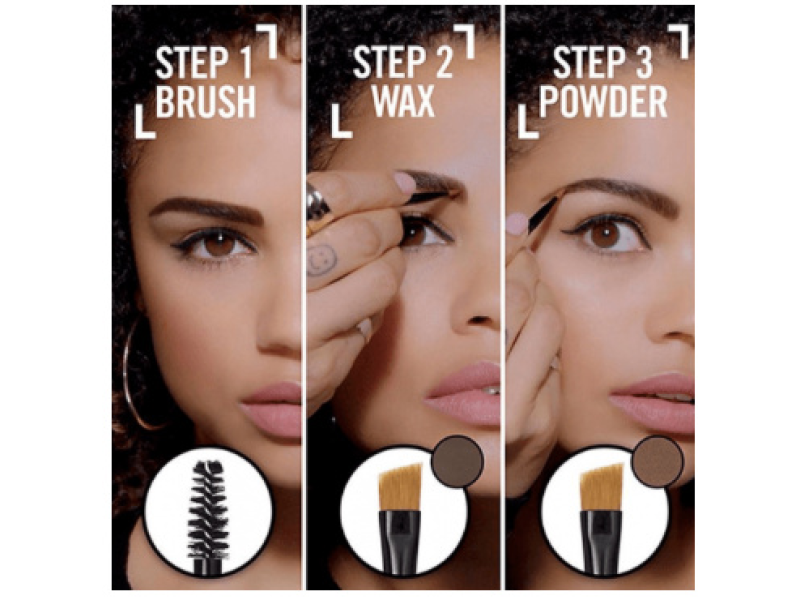 Rimmel london brow this way eyebrow powder kit -  med brown