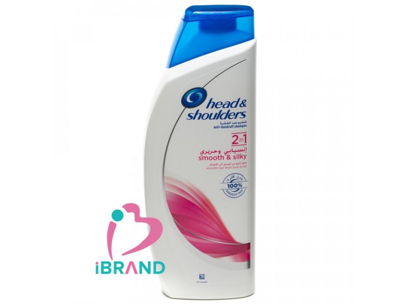 HEAD&SHOULDER HAIR SHAMPOO ANTI DANDRUFF 600 ML LIVELY SILKY 2IN1