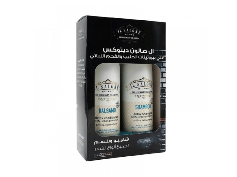 Il salone detox shampoo + conditioner 500 ml charcoal (promotion pack)