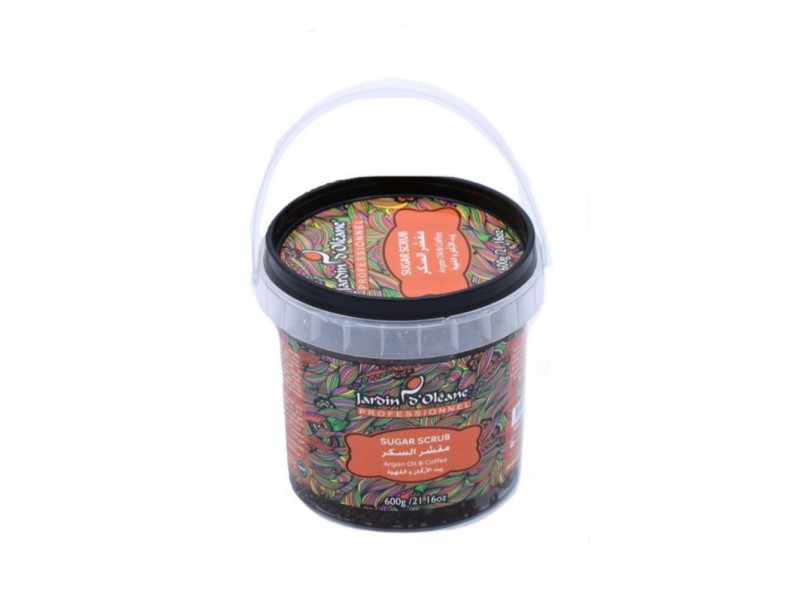Jardin oleane sugar scrub 600 gm argan oil & coffee