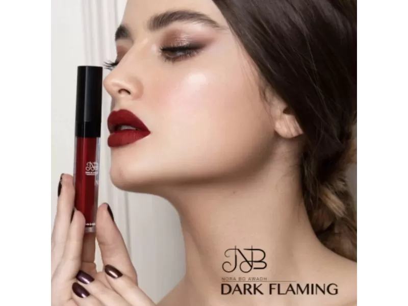 Nora bo awadh waterproof liquid lipstick - dark flaming Nora bo awadh waterproof liquid lipstick - dark flaming