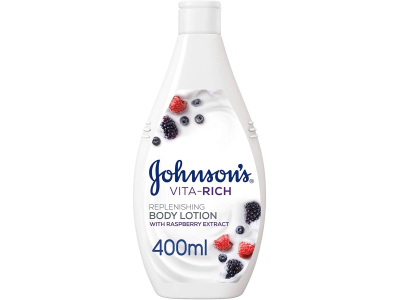 Johnson's body lotion vita-rich 400 ml raspberry