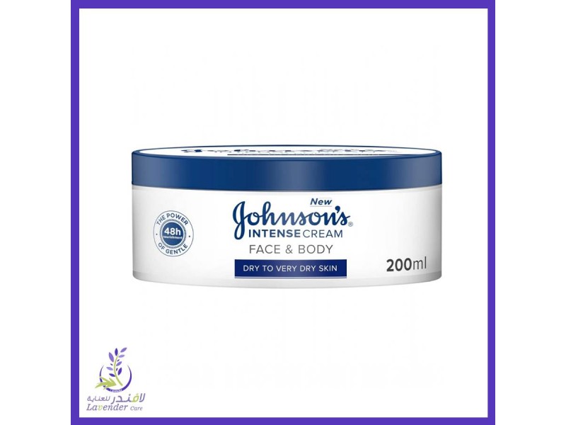 Johnson's intense cream 200 ml for dry to very dry skin
