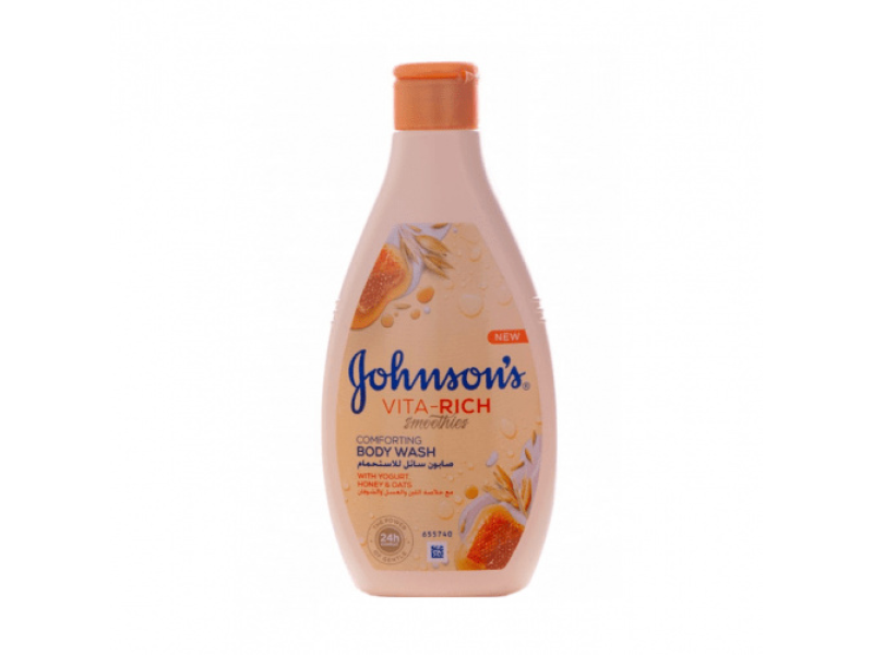 Johnson's shower gel vita-rich 400 ml yogurt&honey&oats