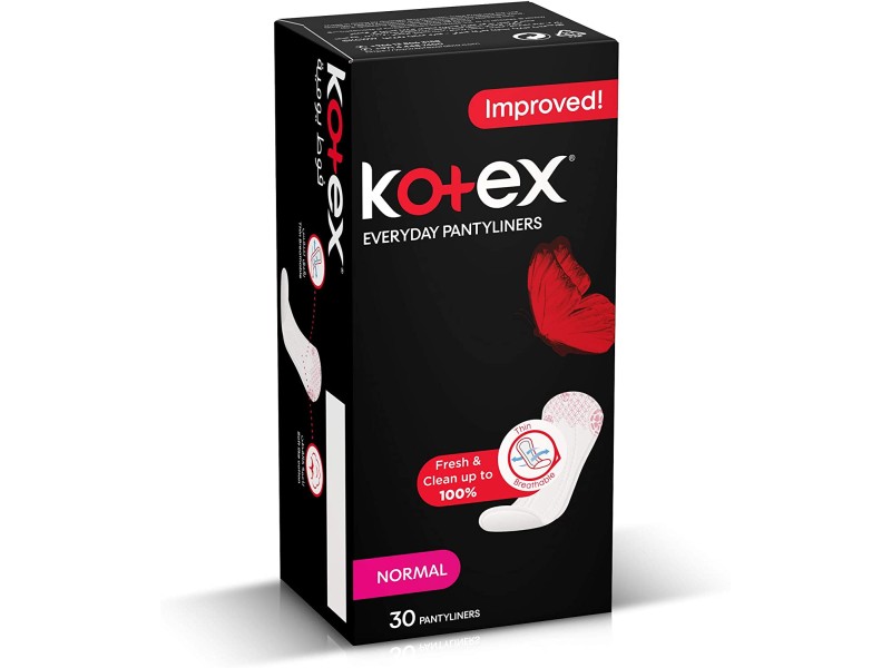 Kotex liners cotton normal 30line