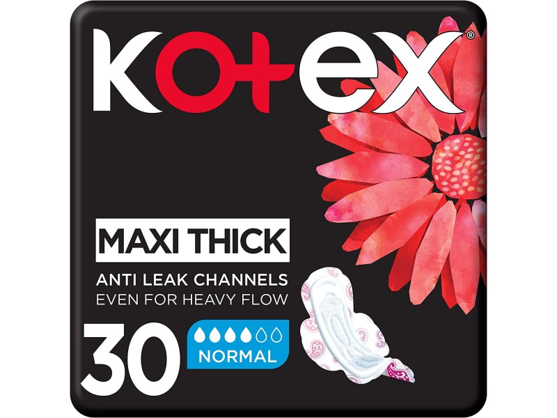 Kotex maxi normal30pads wings