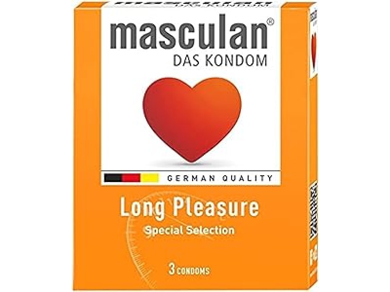 Masculan condom long pleasure 3pcs