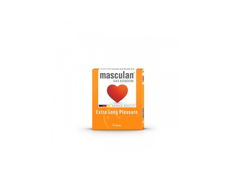 Masculan condom long pleasure 3pcs