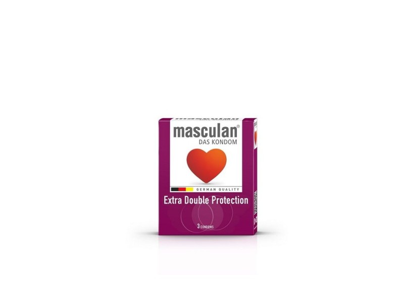 Masculan condom double protection 3pcs