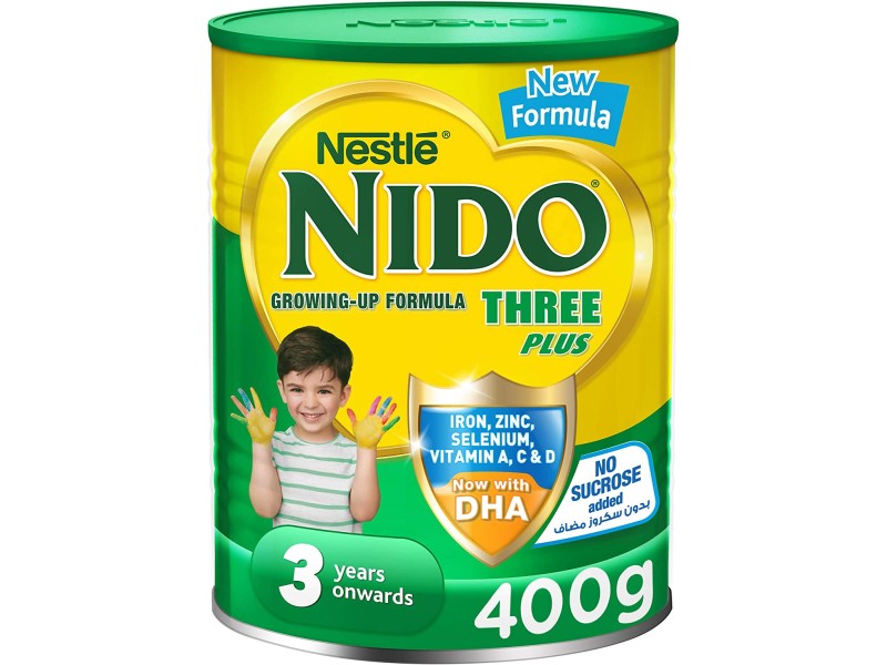 Nido three plus green 400gm