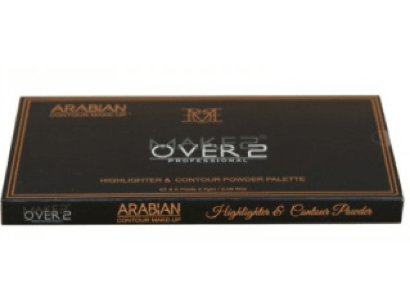 Make over 22 highlighter & contour powder palette - light Make over 22 highlighter & contour powder palette - light