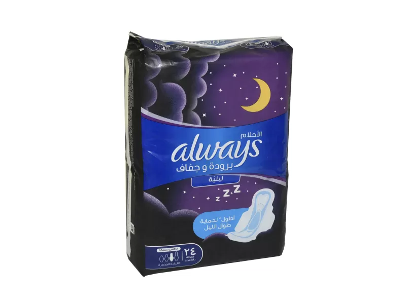 Always Night Moove 24 Pads