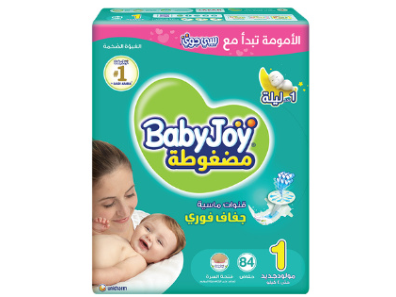 Babyjoy diapers no1 newborn 84 mega
