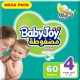 BABYJOY DIAPERS NO4 LARGE MEGA 60 PADS