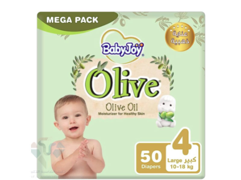 BABYJOY DIAPERS NO4 PREMIUM CARE 50 MEGA