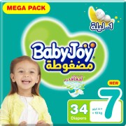 BABYJOY DIAPERS NO7 MEGA XXXL 34 PADS