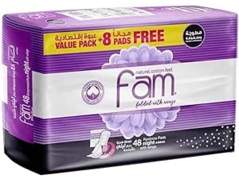 Fam night maxi wings 48 pads