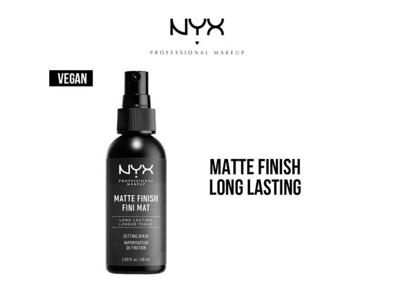 Nyx professional makeup setting spray matte finish - 60ml Nyx professional makeup setting spray matte finish - 60ml