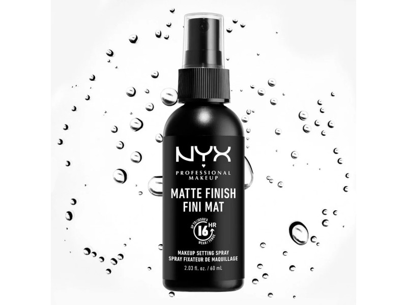 Nyx professional makeup setting spray matte finish - 60ml Nyx professional makeup setting spray matte finish - 60ml