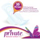 Private 3d maxi super 50 pads