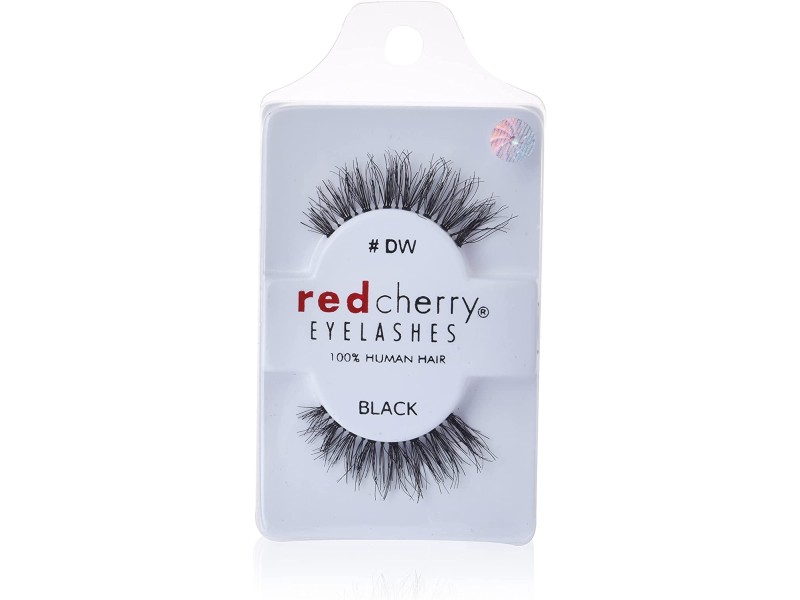 Red cherry eyelashes black dw