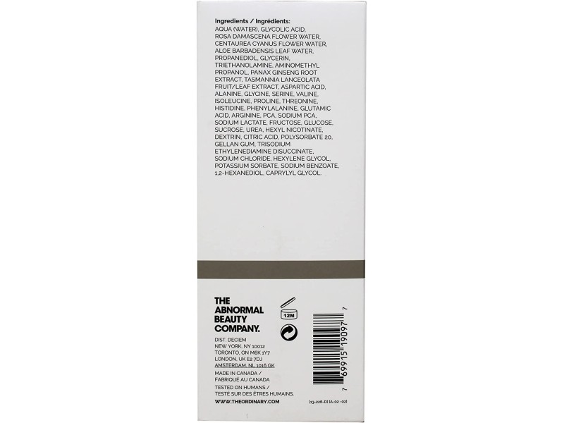 The ordinary glycolic acid 7% toning solution 240ml