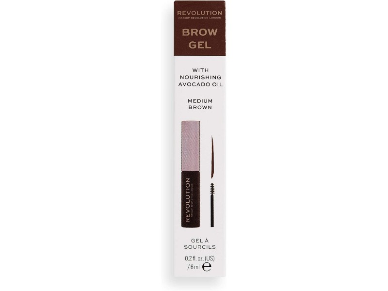 Revolution Makeup brow gel medium brown