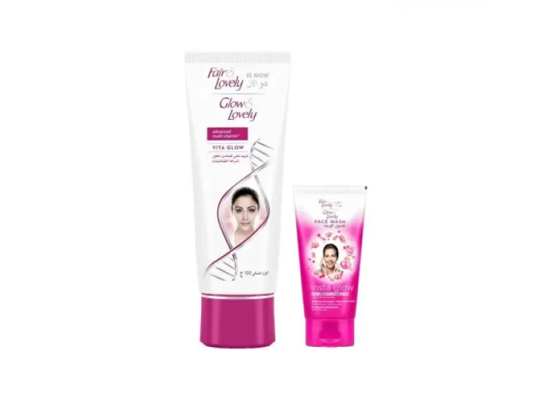 Glow&lovely cream100+face wash free