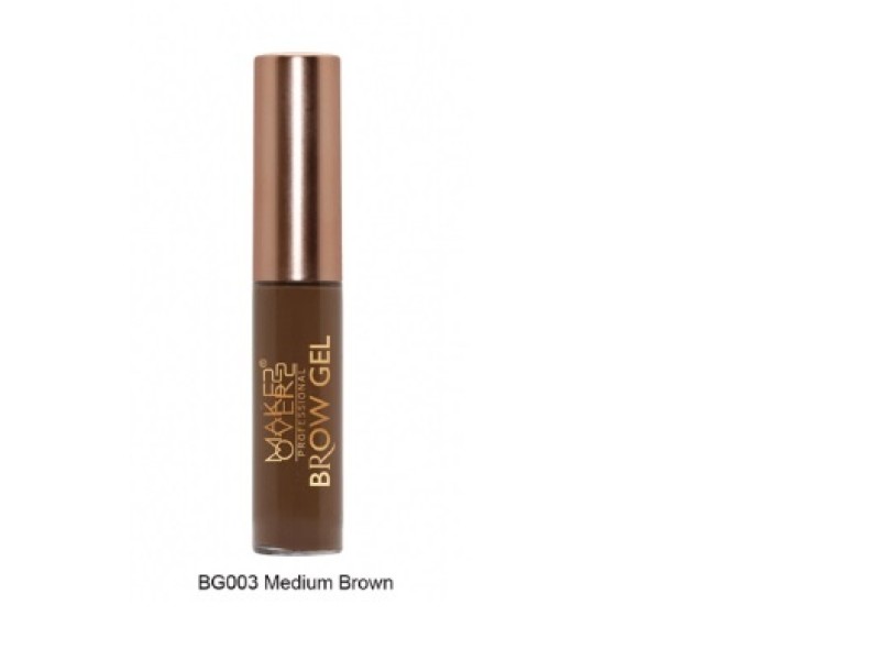 Make over 22 brow gel mascara medium brown bg003