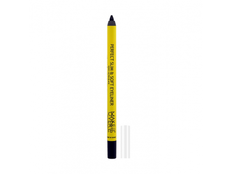 Make over 22 perfect slim & soft eyeliner waterproof ultra black us001