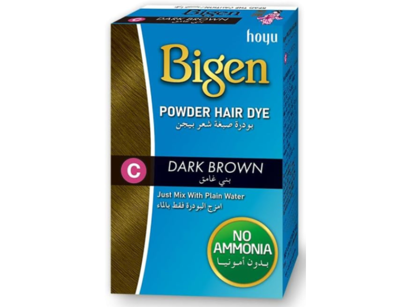 Bigen powder hair dye c dark brown 6gm Bigen powder hair dye c dark brown 6gm