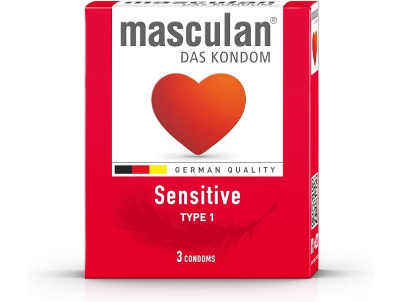 Masculan type 1 sensitive condom pack of 3