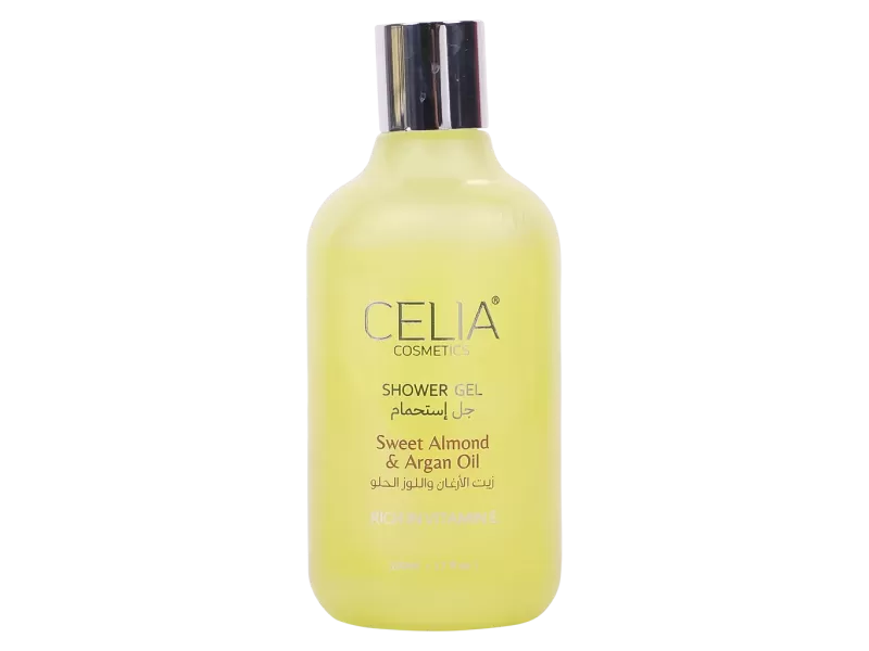 Celia shower gel with argan and sweet almond oil 500ml