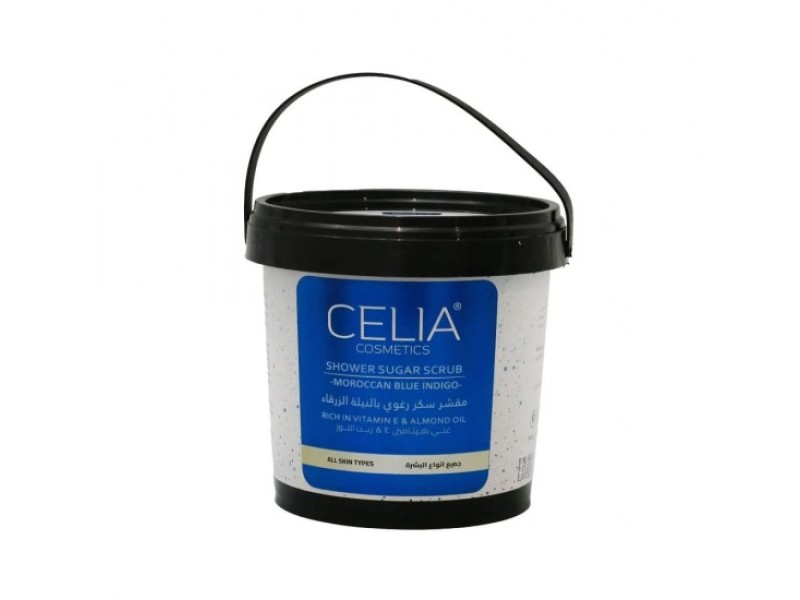 Celia body sugar scrub moroccan indigo 600g