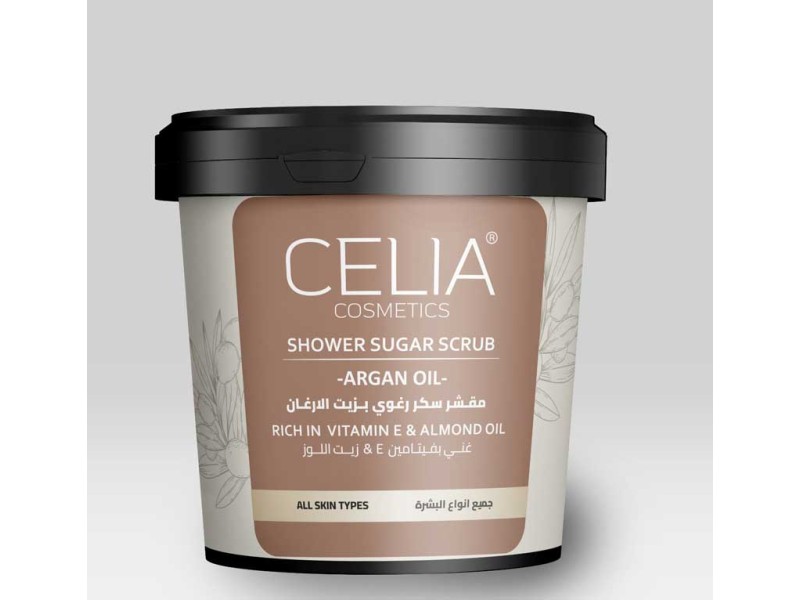 Celia shower sugar scrub argan oil 600g