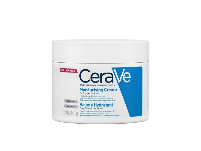Cerave moisturising cream 340ml face&body cream dry skin