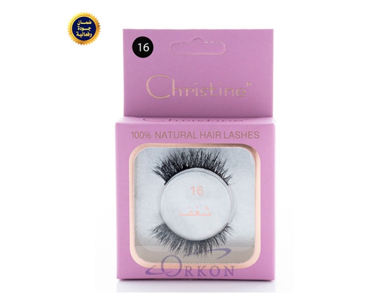 Christine natural hair eye lashes n16