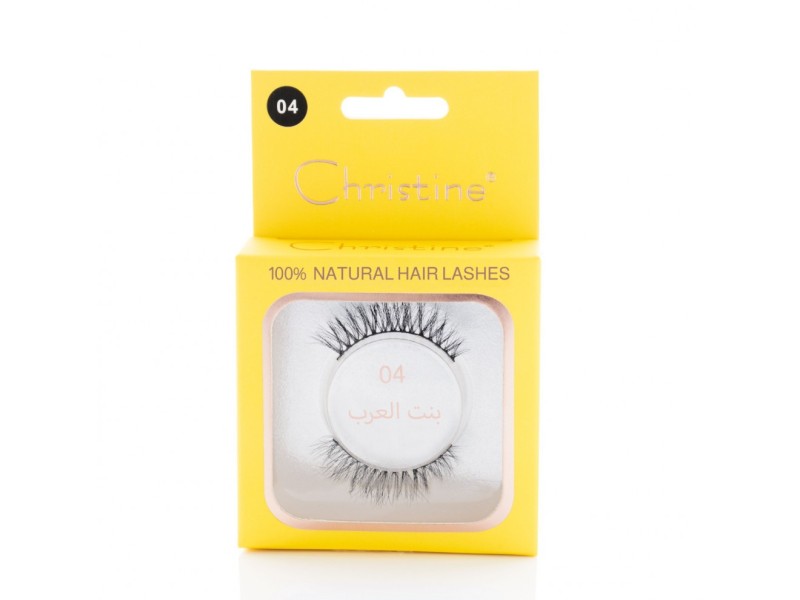 Christine natural hair eye lashes n04