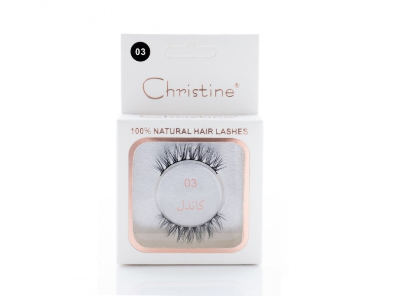 Christine natural hair eye lashes n03