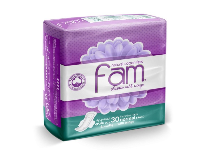 Fam super classic pads with wings 30 pcs