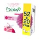 Freshdays women napkins pantyliners scented 72 pads